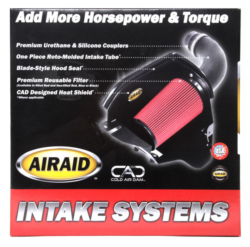 Airaid 11-14 Dodge Charger/Challenger MXP Intake System w/ Tube (Dry / Red Media)