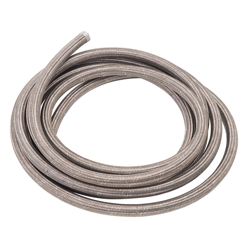 Russell Performance -4 AN ProFlex Stainless Steel Braided Hose (Pre-Packaged 3 Foot Roll)