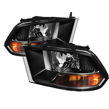 Load image into Gallery viewer, Xtune Dodge Ram 1500 09-12 ( Non Quad Headlights ) Crystal Headlights Black HD-JH-DR09-AM-BK