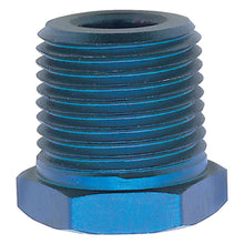 Load image into Gallery viewer, Russell Performance 1/2in Male to 3/8in Female Pipe Bushing Reducer (Blue)