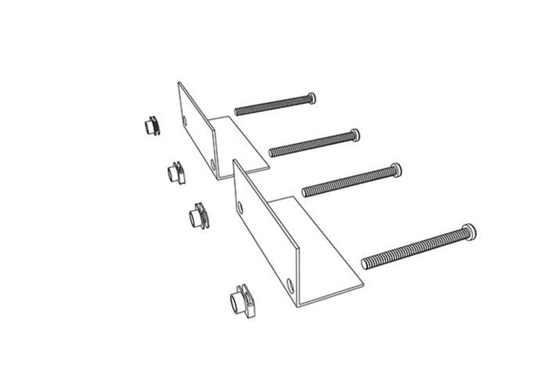 BAK BAKBox2 Clamping Brackets (AB) Qty 2 (w/ U-Nuts & Screws)