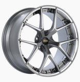 BBS RI-S 20x9 5x120 ET25 Diamond Silver Center / Diamond Cut Lip Wheel -82mm PFS/Clip Required