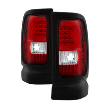 Load image into Gallery viewer, xTune Dodge Ram 1500 94-01 Tail Lights - Light Bar LED - Black ALT-ON-DRAM94V3-LBLED-RC