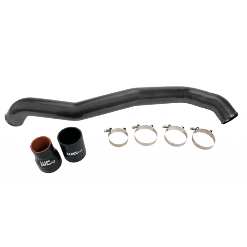 Wehrli 11-16 Chevrolet 6.6L LML Duramax Driver Side 3in Intercooler Pipe - Gun Metal