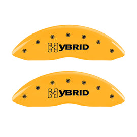 MGP 4 Caliper Covers Engraved F & R Gm Style/Hybrid Yellow Finish Black Char 2002 GMC Sierra 1500