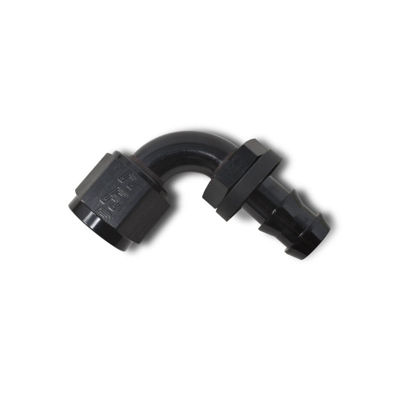 Russell Performance -4 AN Twist-Lok 90 Degree Hose End (Black)