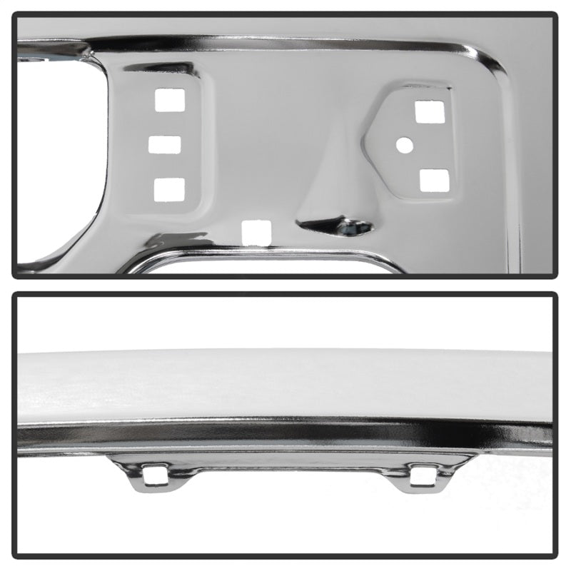 Spyder Ford F150 09-14 w/Fog Light Hole w/o Harley Model Front Bumper - Chrome (OEM 9L3Z17757B)