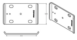 Ridetech Large U-Bolt Plate