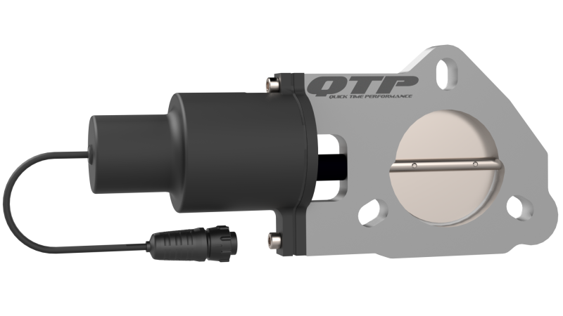 QTP 2.5in Bolt-On QTEC Electric Cutout Valve - Single