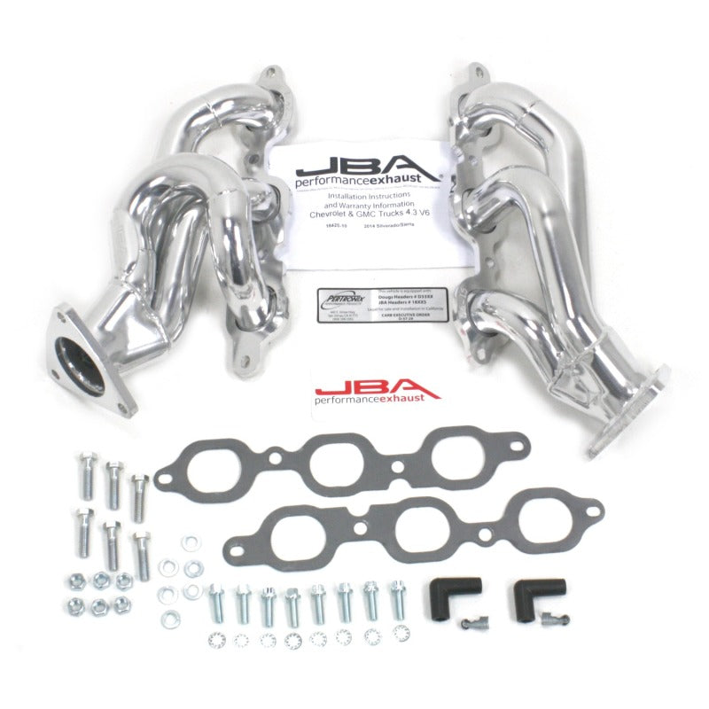 JBA 14-20 GM Truck 4.3L V6 1-5/8in Primary Silver Ctd Cat4Ward Header