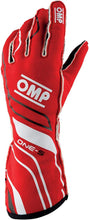 Load image into Gallery viewer, OMP One-S Gloves Red - Size Xs Fia 8556-2018