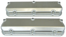 Load image into Gallery viewer, Moroso Ford 302/351W Valve Cover w/Billet Rail - 2.75in - Aluminum - Pair