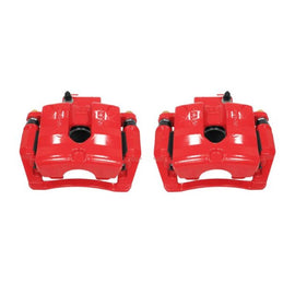 Power Stop 10-11 Cadillac SRX Rear Red Calipers w/Brackets - Pair