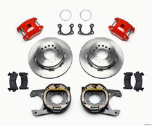 Load image into Gallery viewer, Wilwood D154 P/S Park Brake Kit Red Small Ford 2.50in Offset