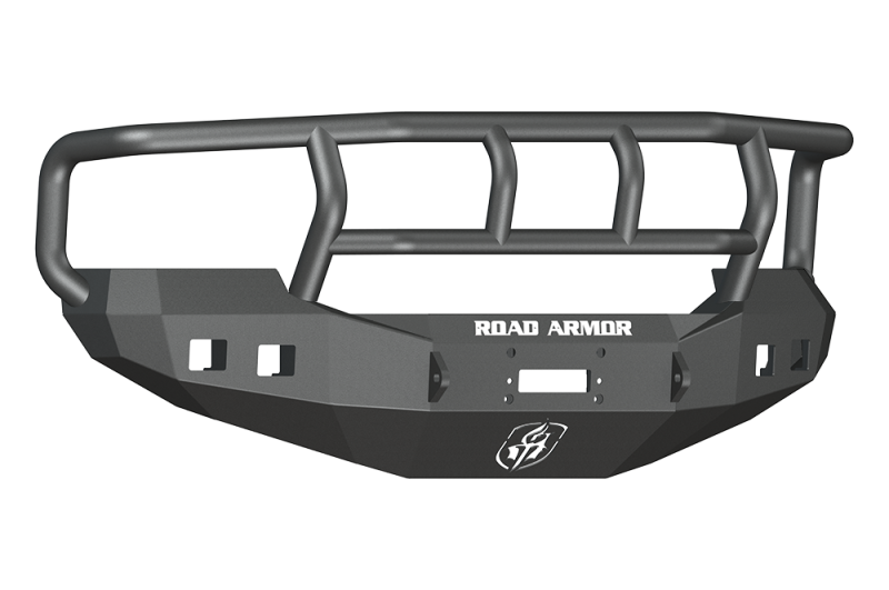 Road Armor 05-07 Ford F-250 Stealth Front Winch Bumper w/Titan II Guard Wide Flare - Tex Blk