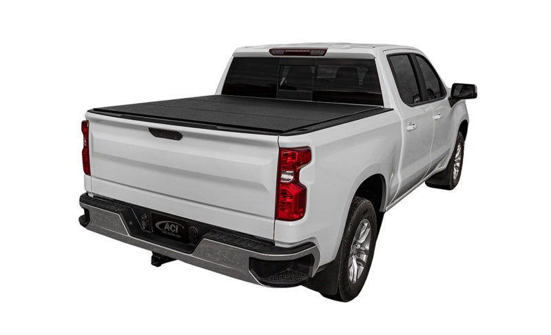 Access LOMAX Folding Hard Cover 19+ Chevy/GMC Full Size 1500 5ft 8in (w/ CarbonPro) Black Urethane