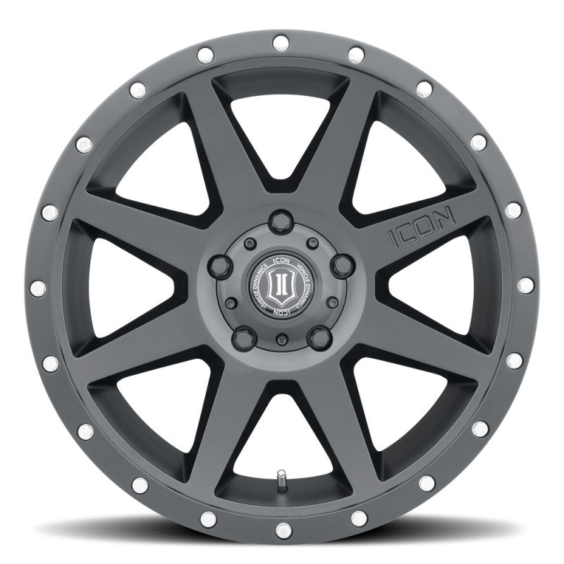 ICON Rebound 20x9 6x135 16mm Offset 5.625in BS Satin Black Wheel