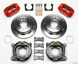 Wilwood Dynapro Low-Profile 11.00in P-Brake Kit - Red Chevy 12 Bolt Spcl 2.81in Off Stag Mount