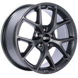 BBS SR 17x8 5x112 ET42 Satin Grey Wheel -82mm PFS/Clip Required