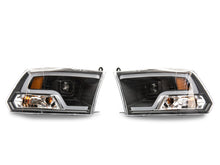 Load image into Gallery viewer, Raxiom 09-18 RAM 1500 LED Halo Projector Headlights- Black Housing (Clear Lens)