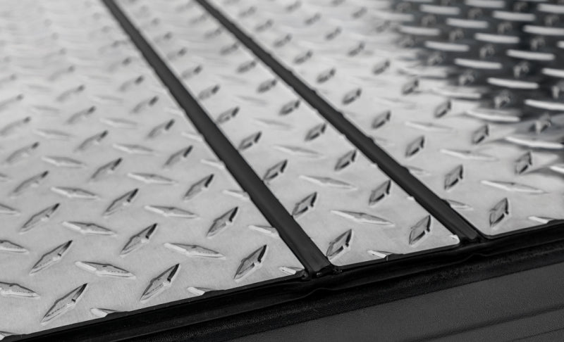 Access LOMAX Folding Hard Cover 19+ Chevy/GMC Full Size 1500 5ft 8in (w/CarbonPro) Diamond Plate