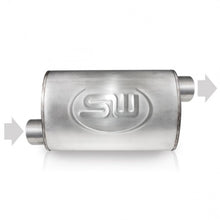 Load image into Gallery viewer, Stainless Works 2.5in ID OFFSET INLET/ 2.5in OD OFFSET OUTLET (ON OPPOSITE SIDES) 5inX9in