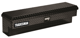 Tradesman Aluminum Side Bin Truck Tool Box (60in.) - Black