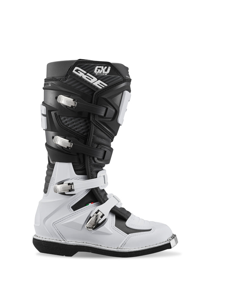 Gaerne GXJ Boot Black/White Size - Youth 6.5