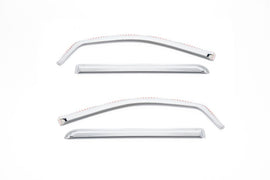 Putco 14-18 Chevy Silverado LD - 4 Door - Double Cab Element Chrome Window Visors