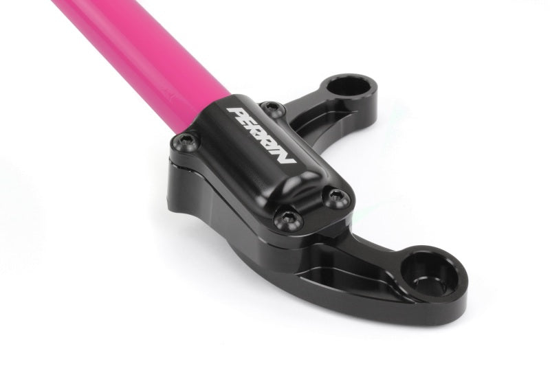 Perrin 02-07 Subaru Impreza (WRX/STi/RS/2.5i) / 04-08 Forester Front Strut Brace - Hyper Pink