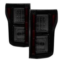 Load image into Gallery viewer, Spyder Ford F150 2015-2017 Light Bar LED Tail Lights - Black Smoke ALT-YD-FF15015-LBLED-BSM