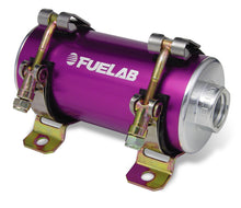 Load image into Gallery viewer, Fuelab Prodigy High Flow Carb In-Line Fuel Pump w/External Bypass - 1800 HP - Purple