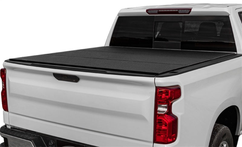 Access LOMAX Tri-Fold Cover Black Urethane Finish 14-18 Chevrolet Silverado 1500 - 5ft 8in Bed