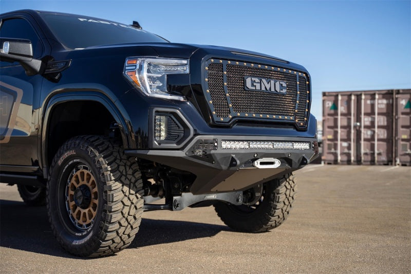 Addictive Desert Designs 2019 GMC Sierra 1500 SF Front Bumper w/ Winch Mount&Sensor Cutout