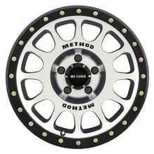 Load image into Gallery viewer, Method MR305 NV 17x8.5 0mm Offset 5x5.5 108mm CB Machined/Black Street Loc Wheel