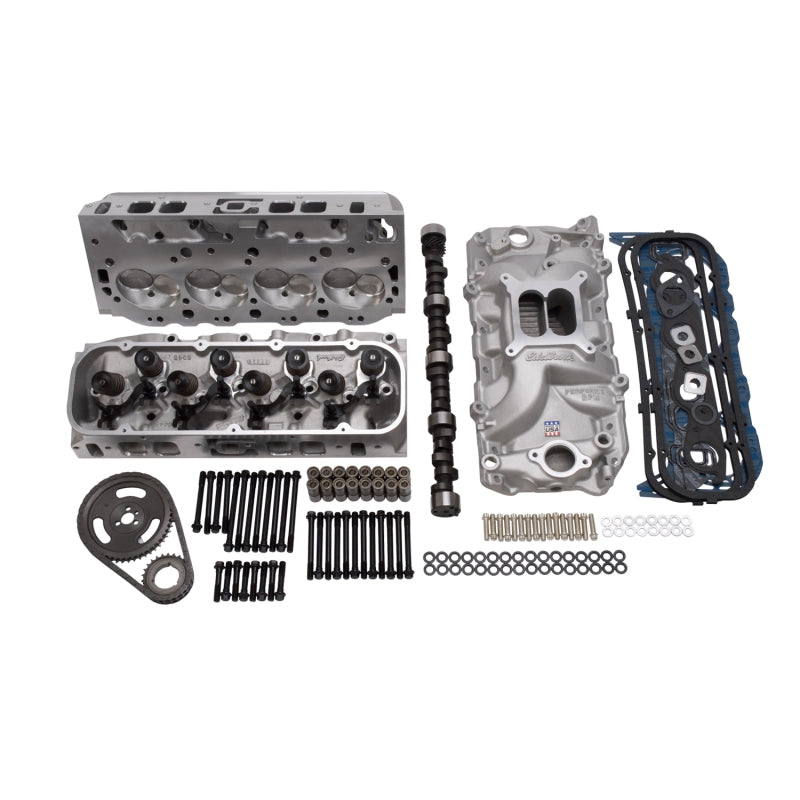 Edelbrock Power Package Top End Kit E-Street and Performer BBC