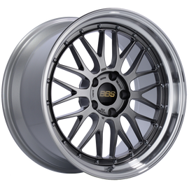 BBS LM 19x9.5 5x120 ET48 Diamond Black Center Diamond Cut Lip Wheel -82mm PFS/Clip Required