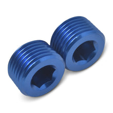 Load image into Gallery viewer, Russell Performance 1/2in Allen Socket Pipe Plug (Blue)