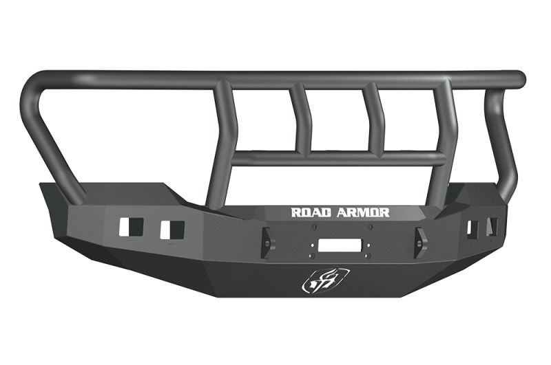 Road Armor 11-16 Ford F-250 Stealth Front Winch Bumper w/Titan II Guard Wide Flare - Tex Blk