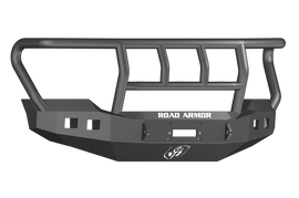 Road Armor 11-16 Ford F-250 Stealth Front Winch Bumper w/Titan II Guard Wide Flare - Tex Blk