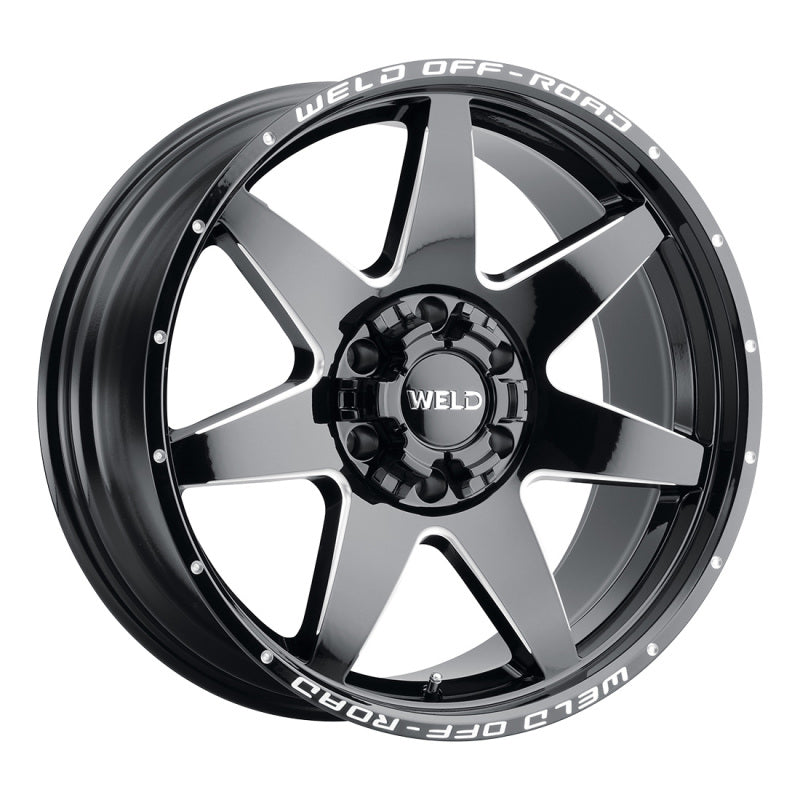 Weld Off-Road W109 20X10 Retaliate 6X135 6X139.7 ET-18 BS4.75 Gloss Black MIL 106.1