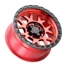 Load image into Gallery viewer, Weld Off-Road W133 17X9 Cinch 5X114.3 5X127 ET-12 BS4.50 Candy Red / Satin Black Ring 78.1