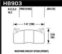 Load image into Gallery viewer, Hawk Track Only 15mm Thick DTC-70 Brake Pads