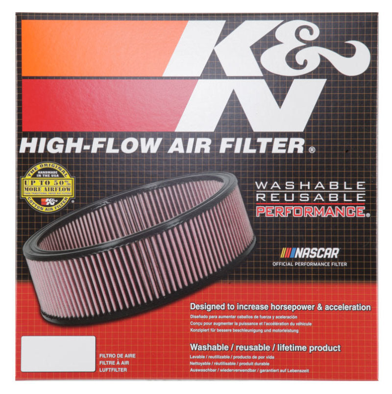 K&N Custom Air Filter 14in. OD 12 11/16in. ID 3in. Height