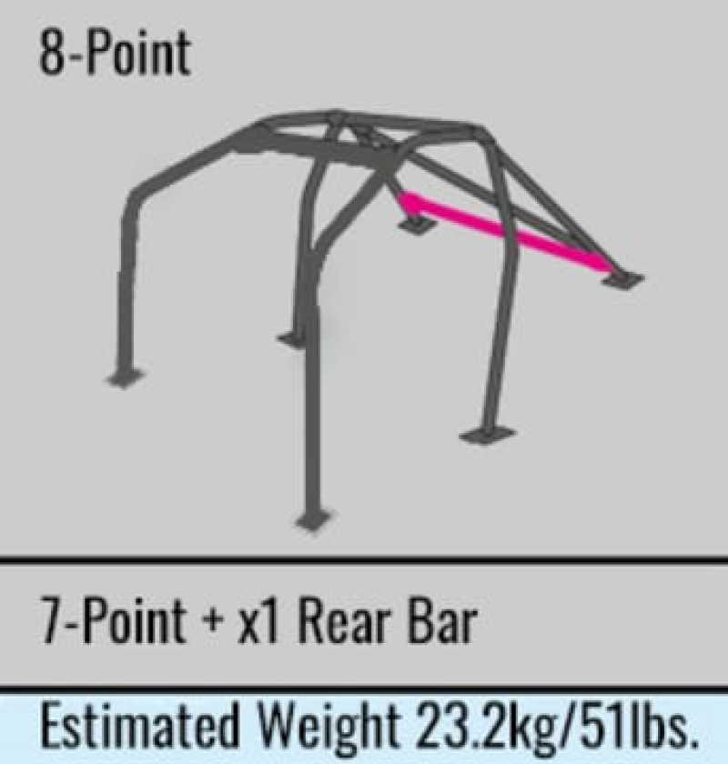 Cusco Chro-moly Roll Cage 8P Dash Through JZA80 (S/O / No Cancel)