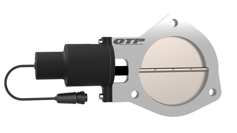 QTP 4in Bolt-On QTEC Electric Cutout Valve - Single