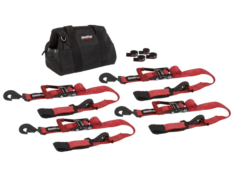 SpeedStrap 2In Off-Road Tie-Down Kit - Red