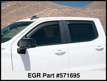 Load image into Gallery viewer, EGR 2019 Chevy 1500 Crew Cab In-Channel Window Visors - Matte