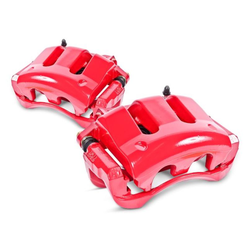 Power Stop 06-13 Chevrolet Corvette Front Red Calipers - Pair