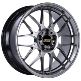 BBS RG-R 19x8.5 5x120 ET32 Diamond Black Wheel -82mm PFS/Clip Required